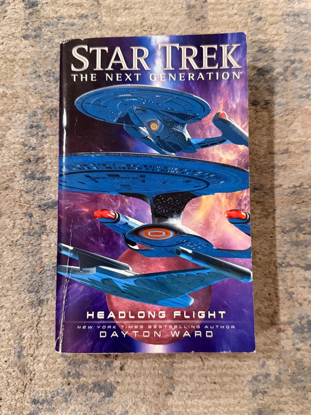 Final price Star Trek: The Next Generation — Headlong Flight (Blue Paperback)